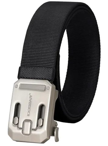 IDOGEAR Steel Band Nylon Braided Everyday Carry Belt